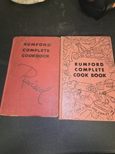 1936 & 1950 Rumford Complete Cook Books  picture