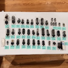 39 Vintage Vacuum Tubes RCA GE Sylvania Tung-Sol 6SN7 6V6 12AX7 Untested picture