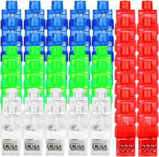60Pcs LED Finger Lights Flashlights for Kids Glow Party Favors Birthday Christma picture