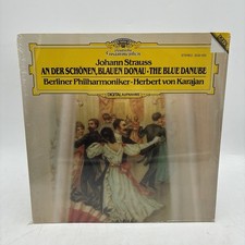 Johann Strauss The Blue Danube Karajan BPO SEALED Deutsche Grammophon LP 2532 02 picture