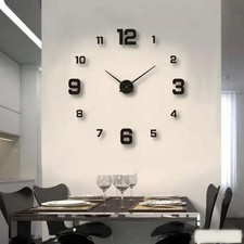 Creative Frameless DIY Wall Clock Wall Decal Home Silent Clock Living Room Offic picture