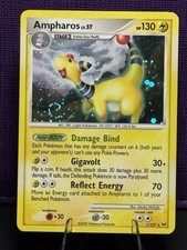 Ampharos *SWIRL* 1/127 Holo Rare Platinum Pokemon MP picture