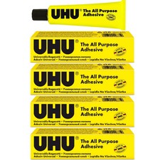 NEW 1x UHU All Purpose Adhesive Liquid Glue Super Strong 35mL Tubes Pack picture