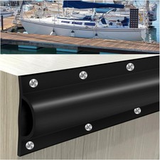 New Open Box Dock Guard Edging 10 Pack 23.5 in Sections 20 ft Marine PVC Bumper picture