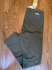 NWT J. Crew Men’s OLIVE Flex Slim TRUTEMP Pants 29x32 picture