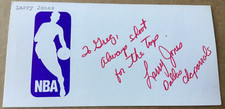 LARRY JONES Personally Autographed Signed NBA Card 76ers ABA  picture