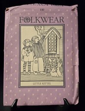 Vtg Folkwear 110 Little Kittel Child Pattern Uncut Complete German Smock 1977 picture