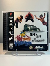 WWF In Your House Sony PlayStation 1 PS1 Complete CIB Black Label Tested VG picture