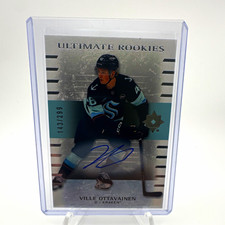 Upper Deck 2025-26 Ultimate Rookies Autos Ville Ottavainen Kraken RC 143/299 picture