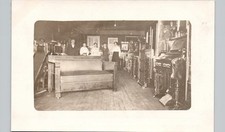 FURNITURE STORE INTERIOR c1910 postcard real photo rppc shop workers picture