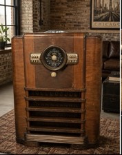 ❤️Rare Zenith Floor Console Pre-WWII 1940 10-S-464 Model TUBE TABLE RADIO picture