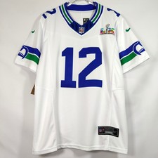 Seattle Seahawks #12 fan Edition Jersey, white Embroidered, S/M/L/XL/2XL/3XL/4XL picture