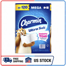 Charmin Ultra Soft Toilet Paper 30 Mega Rolls 2-Ply Bath Tissue picture