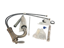 Moen 6600BN One-Handle High Arc Bathroom Faucet - Brushed Nickel picture