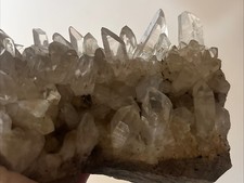 5.15  LB Large Natural White Clear Quartz Crystal Cluster Rough Specimen Healing picture