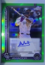 2025 Topps Chrome Rookie Autographs Adael Amador #RA-AA... picture