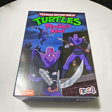 NECA Teenage Mutant Ninja Turtles Foot Soldier Trouble's Afoot Figure Fan Spear picture