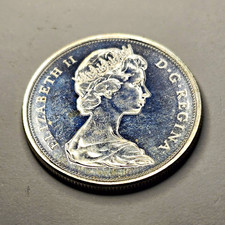 1965 Canada Half Dollar 50 Cent 80% Silver Coin (May Not Receive Exact Coin) picture