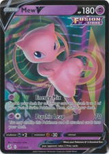 Mew V - 113/264 Ultra Rare Fusion Strike NM Pokemon TCG picture