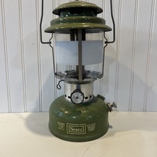 Vintage Sears Coleman 72242 Two Mantle Green Lantern 1973 Excellent Condition picture
