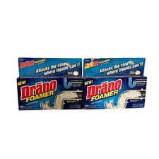 Vintage 1998 Drano Foamer Clog Remover Twin Pack Powder 2 Boxes 4 Treatments picture
