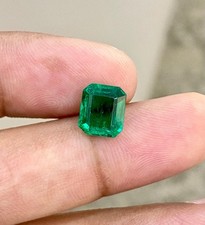 6.90 Ct+ GIE Certified Natural MUZO Colombian Green Emerald UNTREATED Gemstone picture