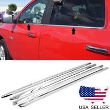 Fit 2020-2026 Dodge Ram 2500 3500 Crew Cab Stainless Chrome Window Sill Trim picture