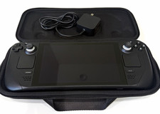 Valve Steam Deck Black Handheld System Wi-Fi USB-C w/ Case & Charger 64g picture