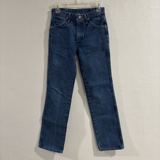 Wrangler Cowboy Cut Jeans Mens 28x32 Blue Denim Slim Straight Rodeo 936PWD picture