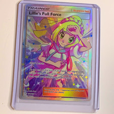 Pokemon TCG Lillie's Full Force 230/236 SM Cosmic Eclipse Full Art Holo UR picture