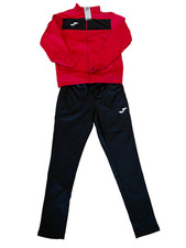 Joma Men's Academy Tracksuit Set Red Black Full Zip Jacket Pants Size Small NWT picture