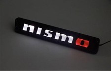 Nismo Glowing LED Grill Emblem Logo 164mm29mm (about 6.45 in*1.14 in) From Japan picture