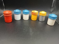 Lot of 6 vintage Kodak film canisters Eastman Kodak Company mid-century picture