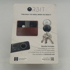 Orbit Bluetooth Tracker Key Finder Wallet Finder Stick On Device Bundle picture