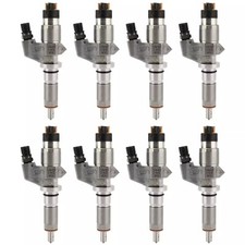 0445120008 For Duramax LB7 Bosch Injectors 2001-2004 6.6L Fuel 8Pcs GMC Chevy US picture