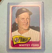 Topps 1965 Topps Whitey Ford #330 Base Set New York Yankees MLB Card picture