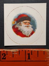 Vintage 1910s Santa Christmas Paper Insert picture