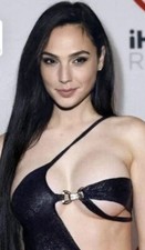 Gal Gadot Posing In Black Low Cut Dress 8x10 Picture Celebrity Print picture