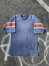 Vintage 60’s Cotton Football Jersey Tee Medium Thrashed. picture
