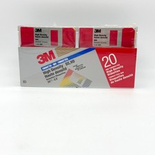 Vintage 3M High Density DS HD 3.5” IBM Floppy Discs Sealed Pack Of 20 1993 NIP picture