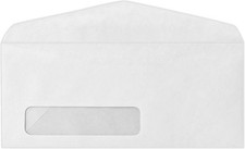 LUXPaper #12 Business Window Envelopes, Flap, 4 3/4