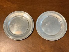 Vintage Sterling Silver Kirk And Son With Monogram Bread Plates Set Of 2 picture