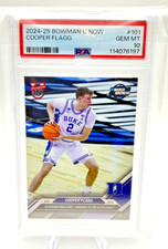 Cooper Flagg 2024-25 BowmanU Now PSA 10 ##101 –Duke Freshman RC Dallas Mavericks picture