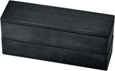 TATSUMIYA Lunch Box Lacquered Boxes 840ml Black HAKOYA Slim Made in Japan NEW picture