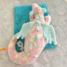 Jellycat Lazulia Dragon Plush Toy – Rare Dragon Limited Edition Best Gift NWT US picture
