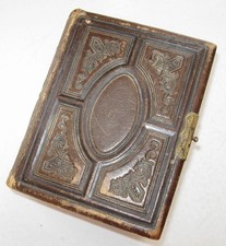 ANTIQUE 30 PHOTOS ALBUM 20 CDV PHOTOS 10 TINTYPE PHOTOS ALL FULL picture