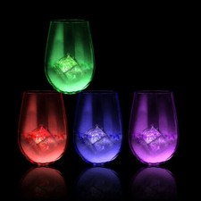 ICE CUBES LEDS light up 24 - 120 Multicolor & flash ,drinks parties lowest price picture
