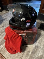 RaceQuip Pro15 Snell SA2015 Racing Helmet Full Face Visor (Gloss Black) Medium picture