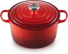 Le Creuset Enameled Cast Iron Signature Deep Round Oven, 6.5 qt., Cerise - #NIB picture