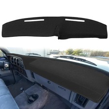 Yiz Dash Cover Mat Custom Fit for Dodge Ramcharger D/W Series standard, Black  picture